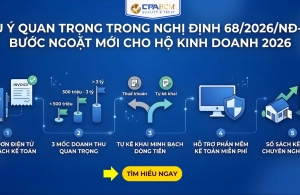 LƯU Ý QUAN TRỌNG TRONG NGHỊ ĐỊNH 68/2026/NĐ-CP: BƯỚC NGOẶT MỚI CHO HỘ KINH DOANH 2026